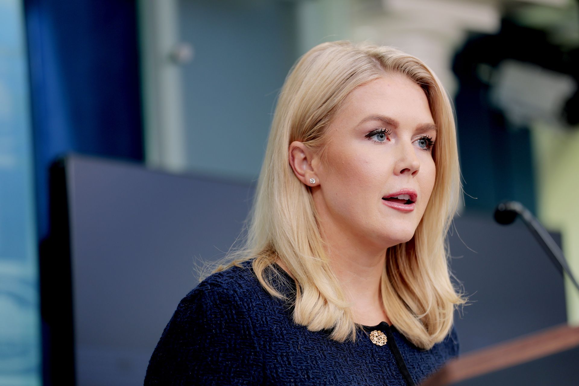 "Nawroki". Leavitt miała problem z nazwiskiem prezydenta elekta