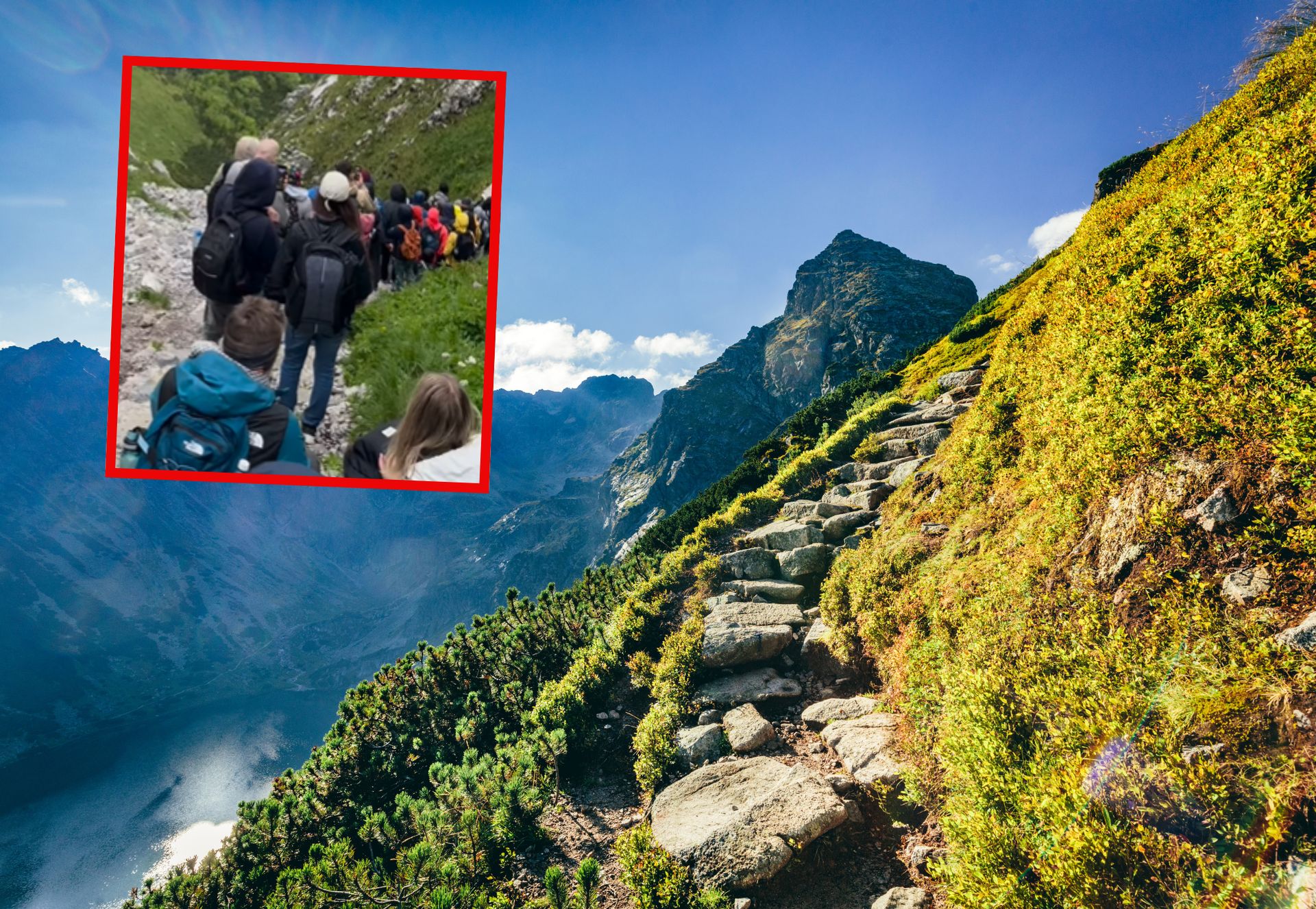 Tłumy turystów w Tatrach. Kobylarzowy Żleb z prawdziwym oblężeniem