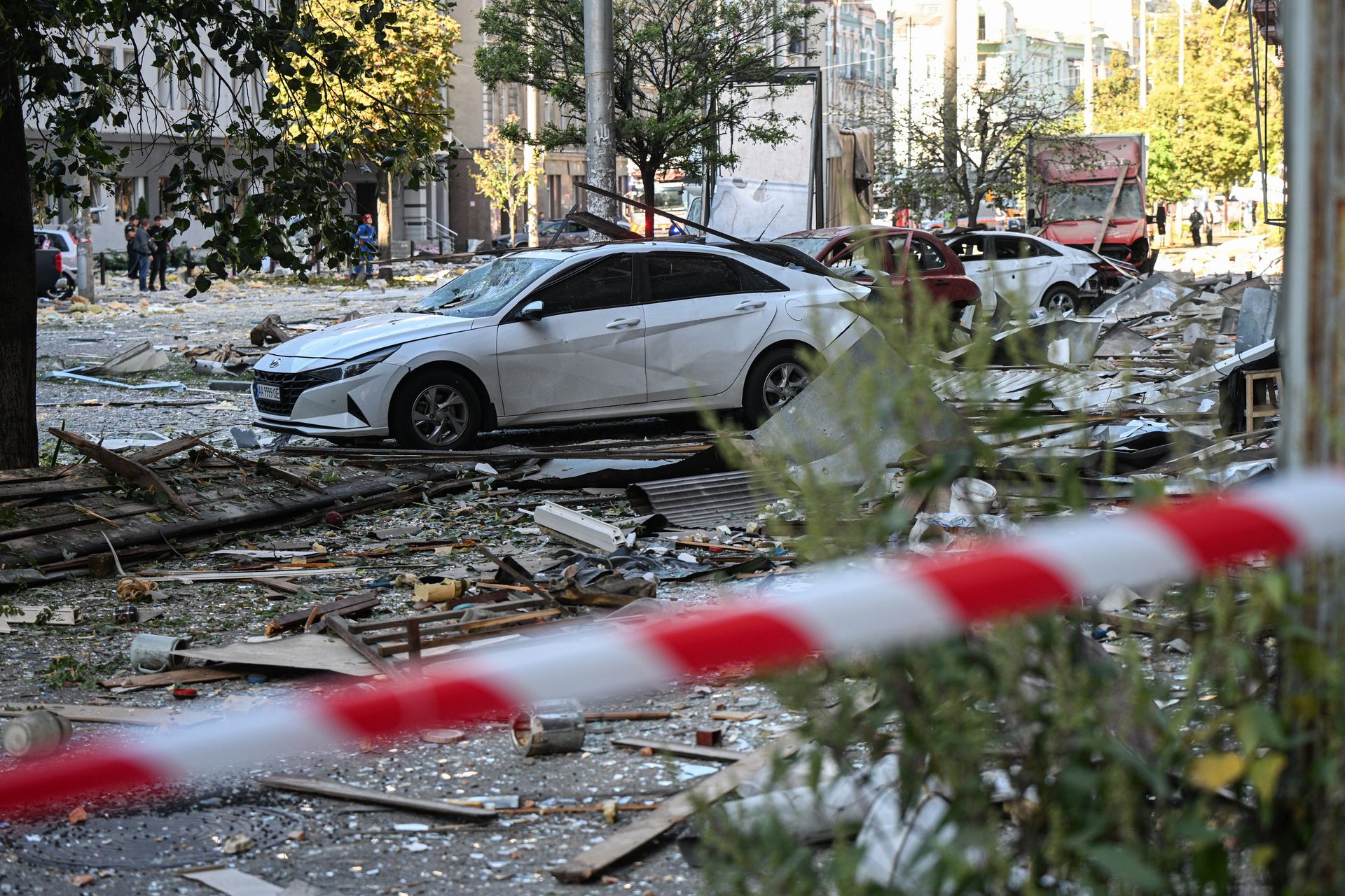 Działo się w nocy. Zaporoże pod ostrzałem