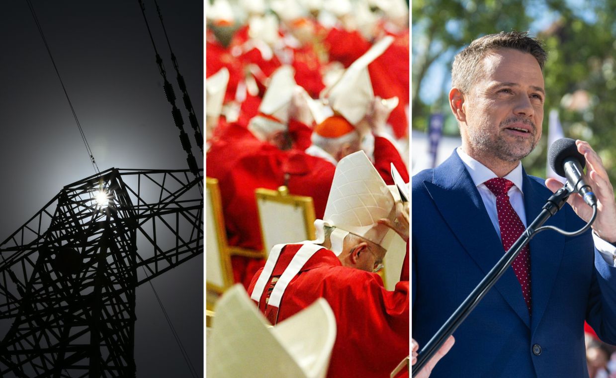 Hiszpania bez prądu, jest data konklawe i najnowszy sondaż prezydencki. Co wydarzyło się w poniedziałek?