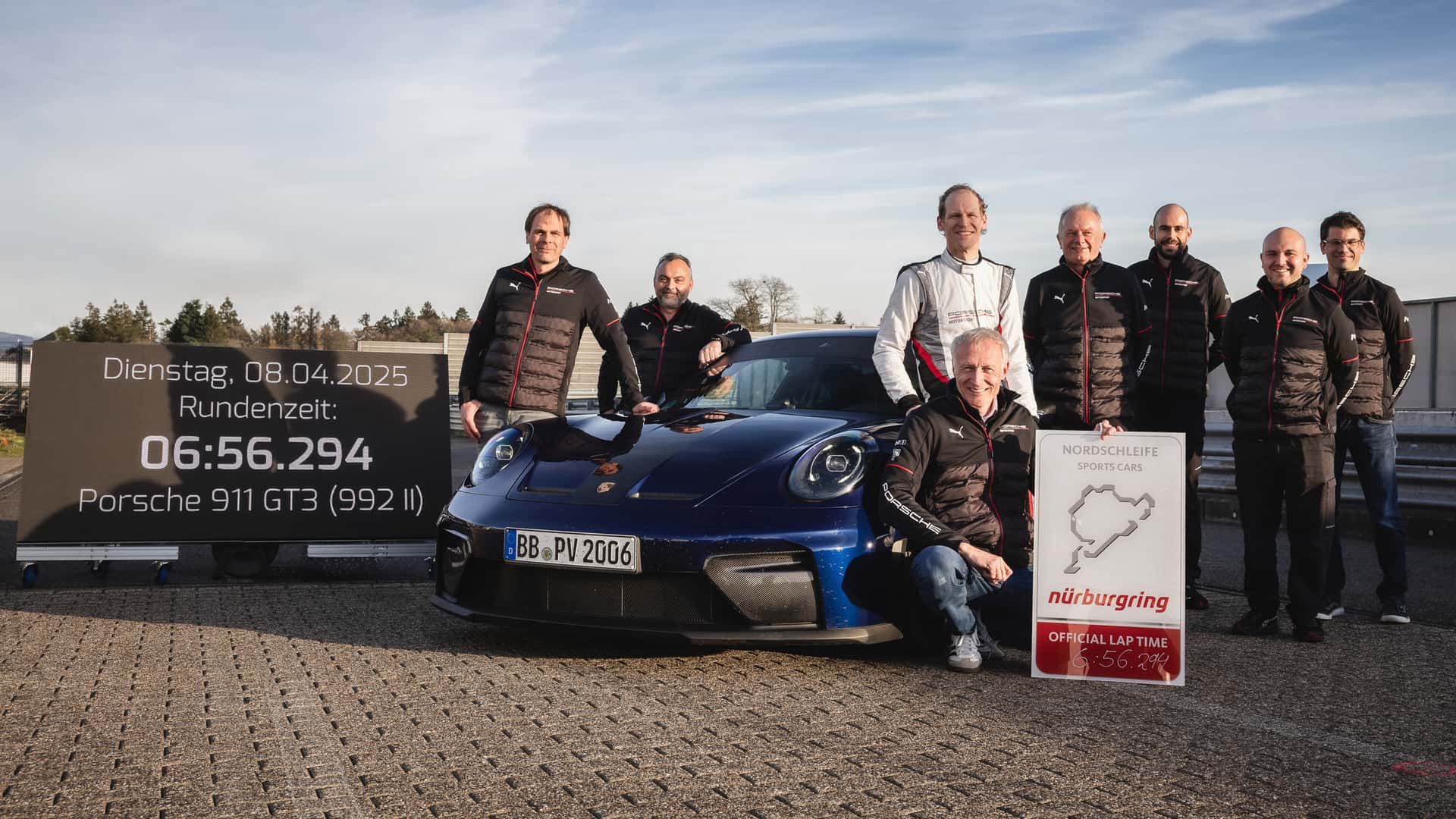 Porsche 911 GT3 z nowym rekordem Nürburgringu