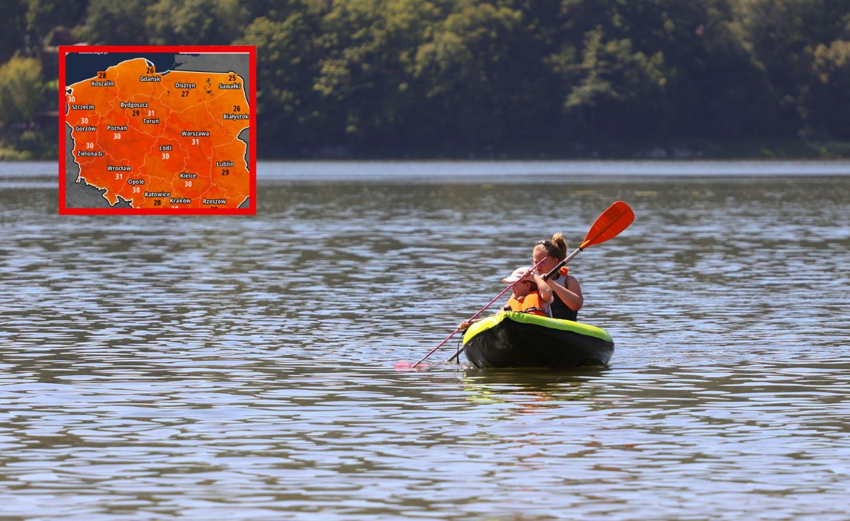 Pogoda na piątek. Burze na północnym zachodzie i upały w całym kraju