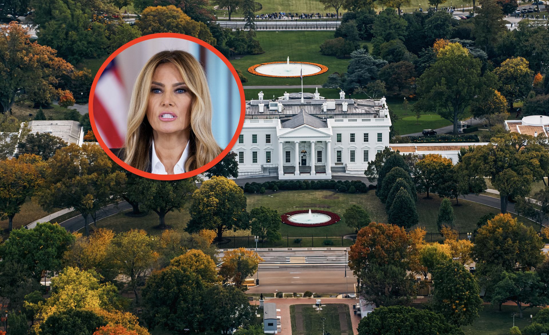 Melania Trump się odcina. Nie popiera decyzji męża o budowie sali balowej