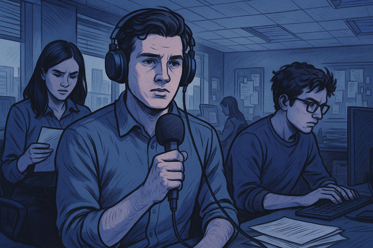 Nie martwią się o etat, nie boją się AI. Młodych dziennikarzy dobija co innego