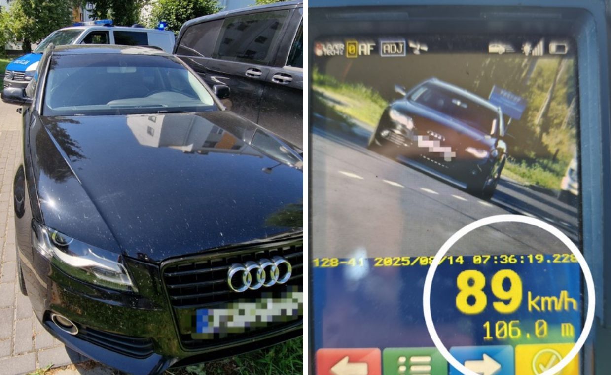 Policyjny pościg za pijanym. Spieszył się "do chorego dziecka"