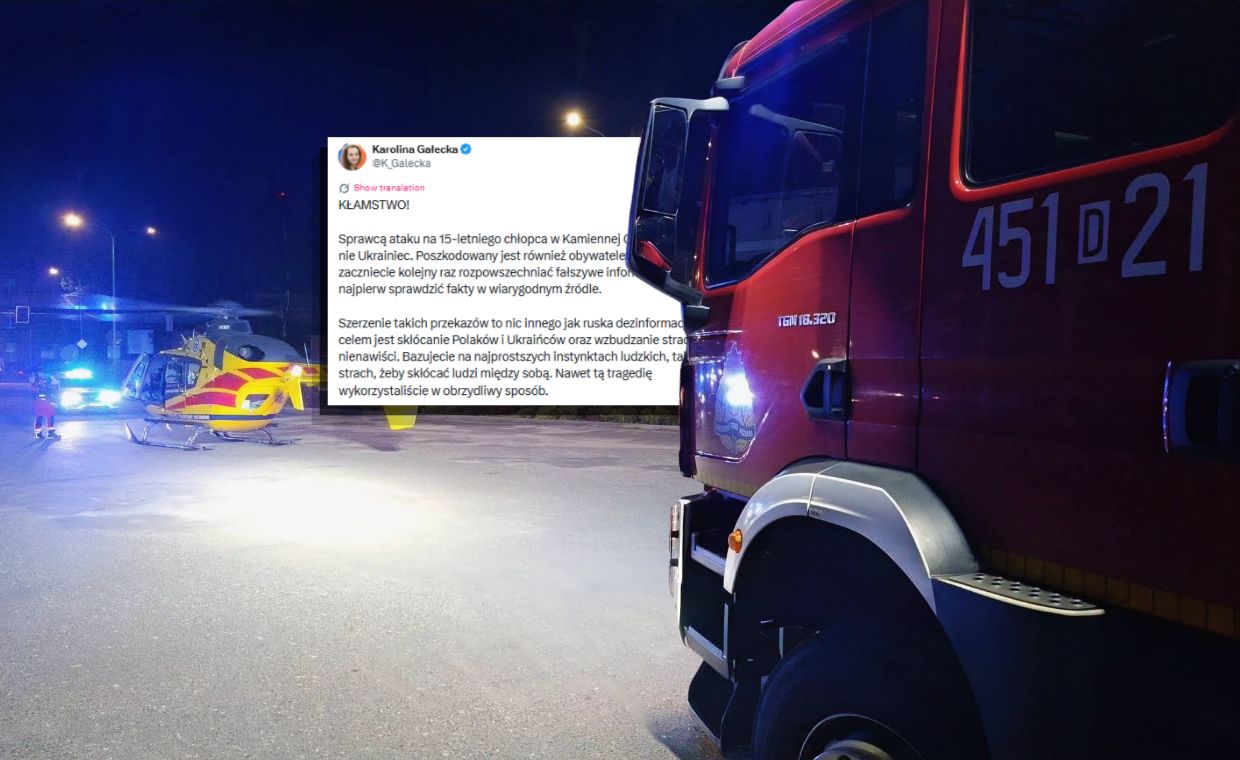 Plotki o narodowości nożownika. MSWiA stawia sprawę jasno