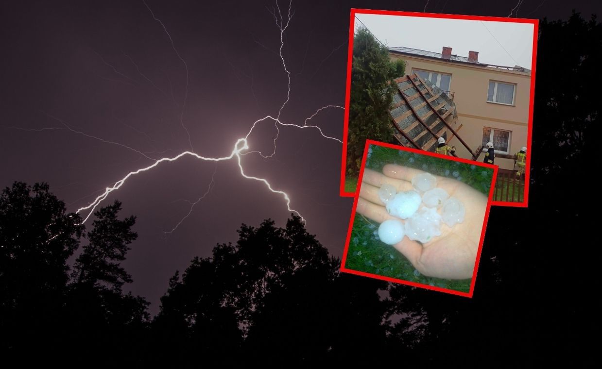 Gradobicie i nawałnice w Lubelskiem: Rolnicy liczą straty