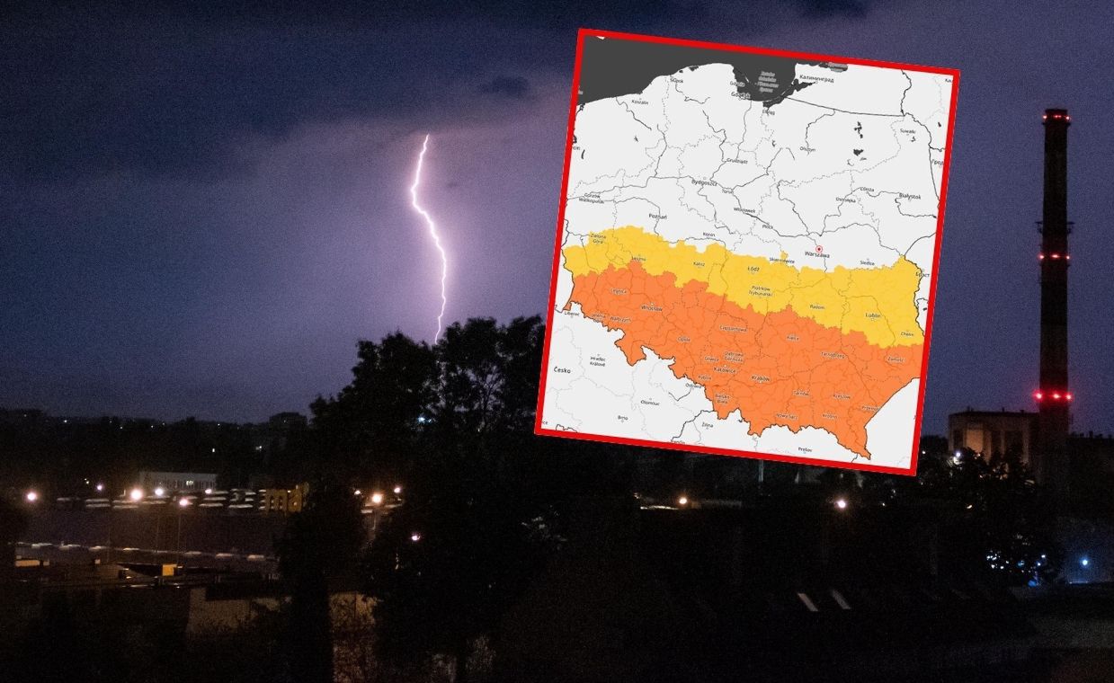 Żółte i czerwone alerty IMGW. Czeka nas burzowy weekend