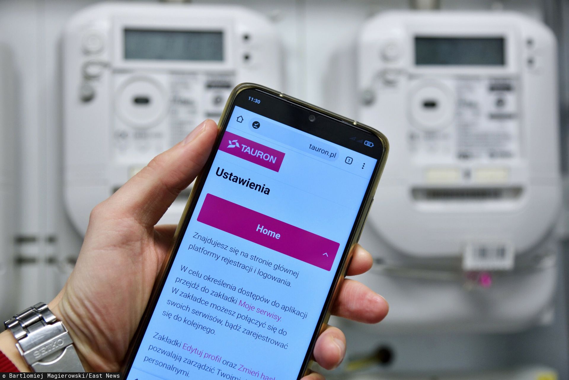 Zwrot nadpłaty za prąd. Zwróć uwagę na e-mail