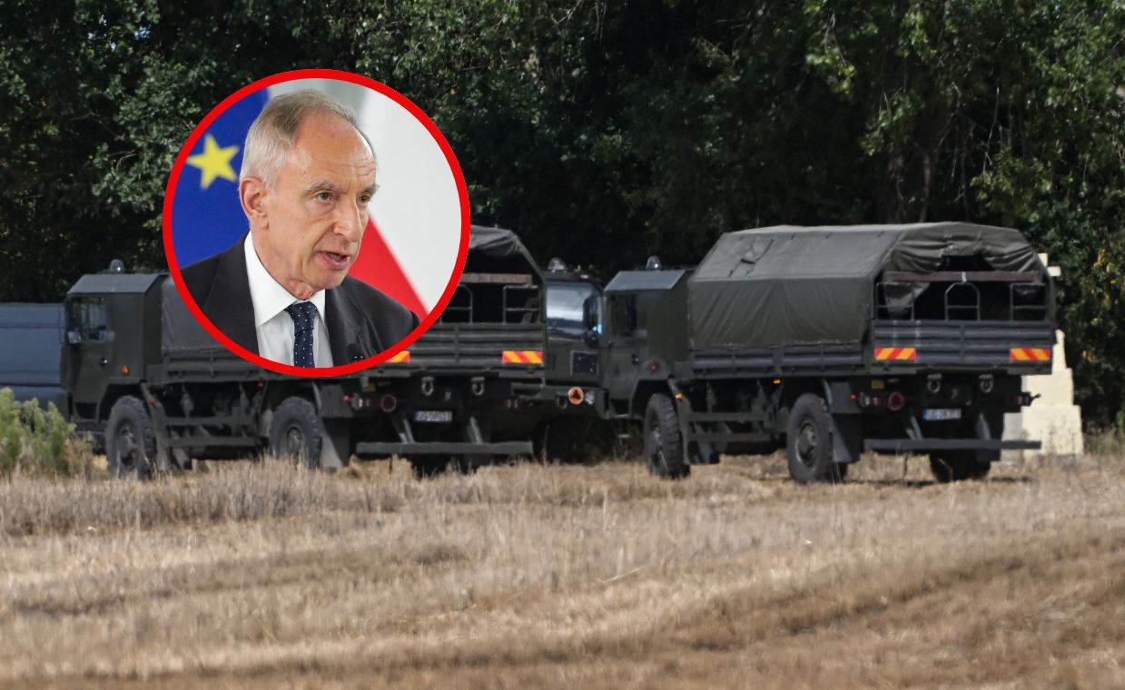 Wiceszef MSZ mówi, skąd nadleciał dron, który eksplodował w Polsce