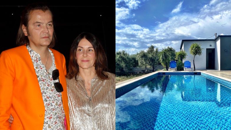 Robert Gawliński z żoną mają willę w płonącej Grecji. Żona muzyka komentuje: "Z każdym rokiem coraz gorzej"