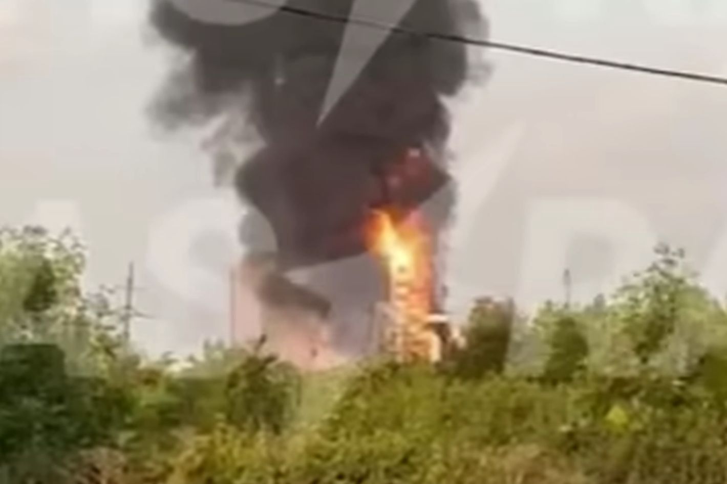 Seria wybuchów w Rosji. Rafineria Afipsky stanęła w ogniu