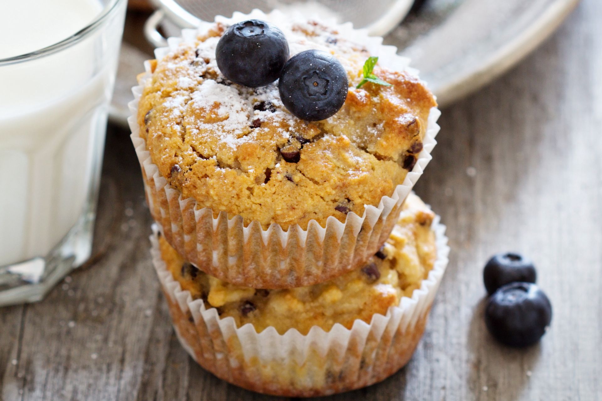 Takie babeczki jem bez wyrzutów sumienia. Mają sporo białka i są przepyszne