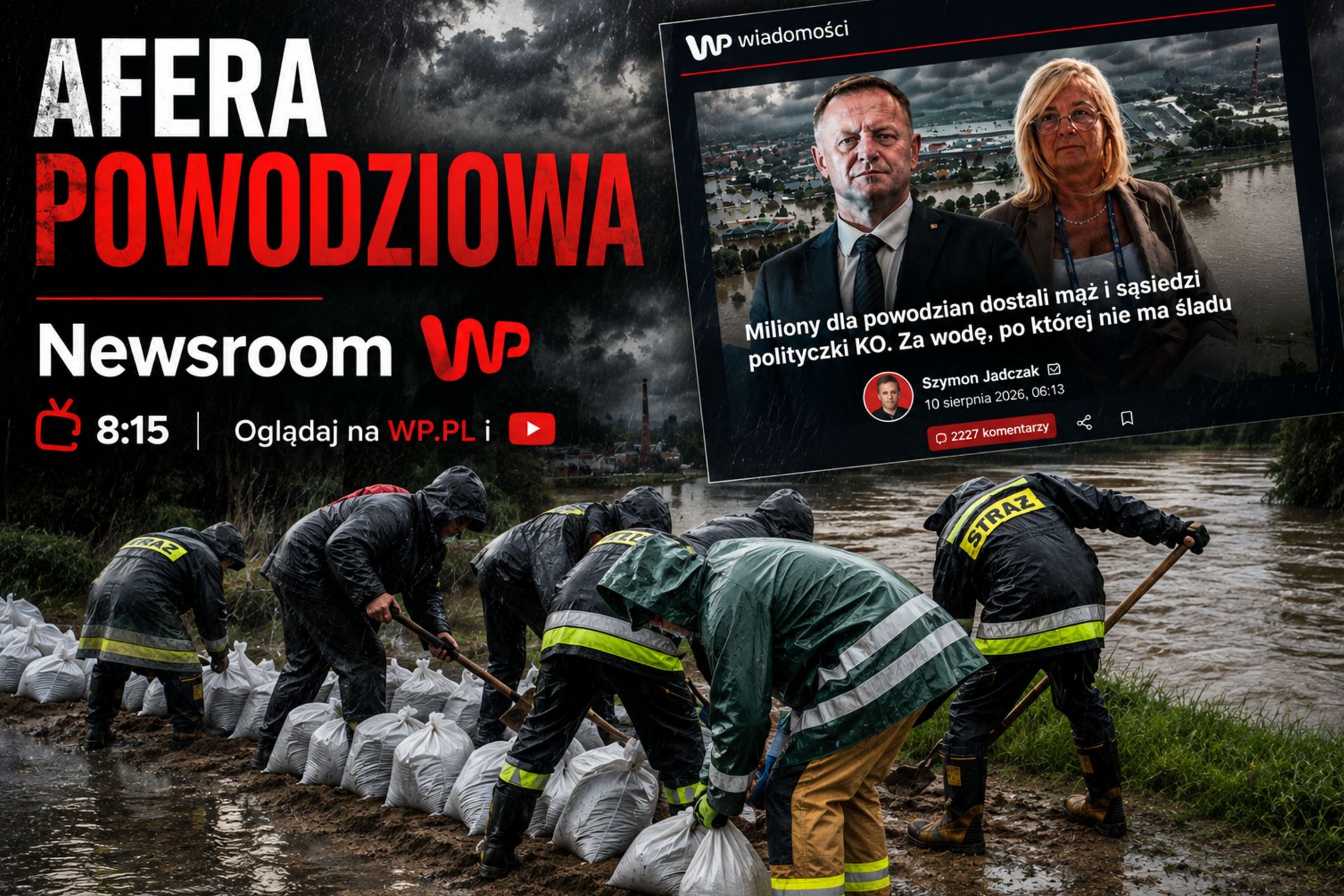 Zadaj pytanie gościowi WP. W tle skandal z funduszami dla powodzian