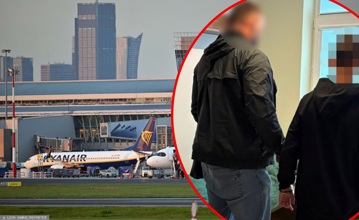 "Podłożyliśmy bombę". Akcja służb na lotnisku w Warszawie