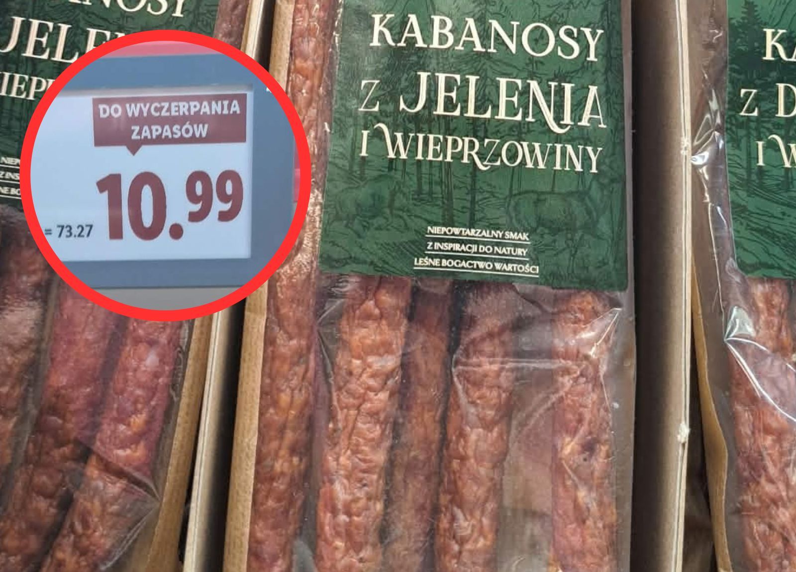 Trafiłam w Lidlu na kabanosy z jelenia za 11 złotych. Spojrzałam na skład i już wiem, czy warto