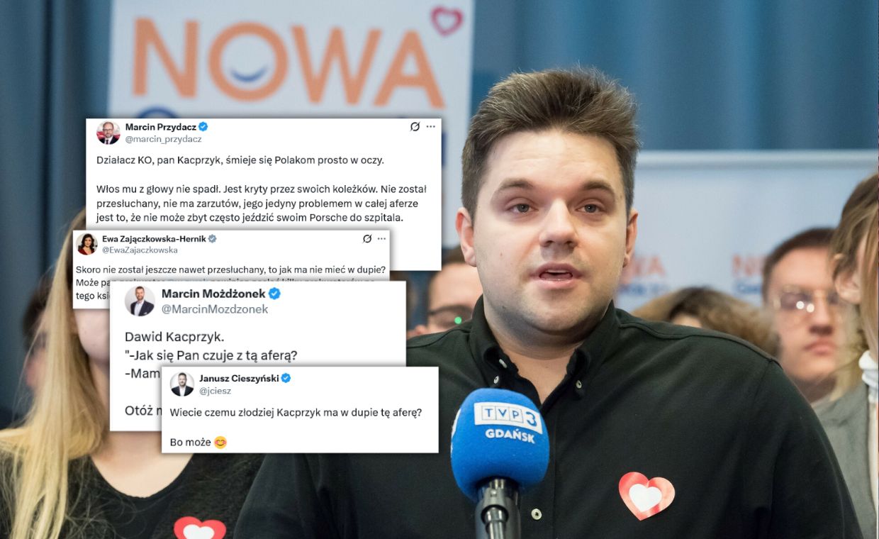 Nagrali rozmowę z Kacprzykiem w gabinecie. Lawina komentarzy