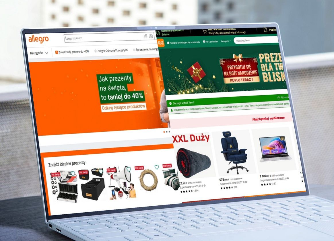 Urosło wszystkim oprócz Temu. Allegro znów liderem w e-commerce