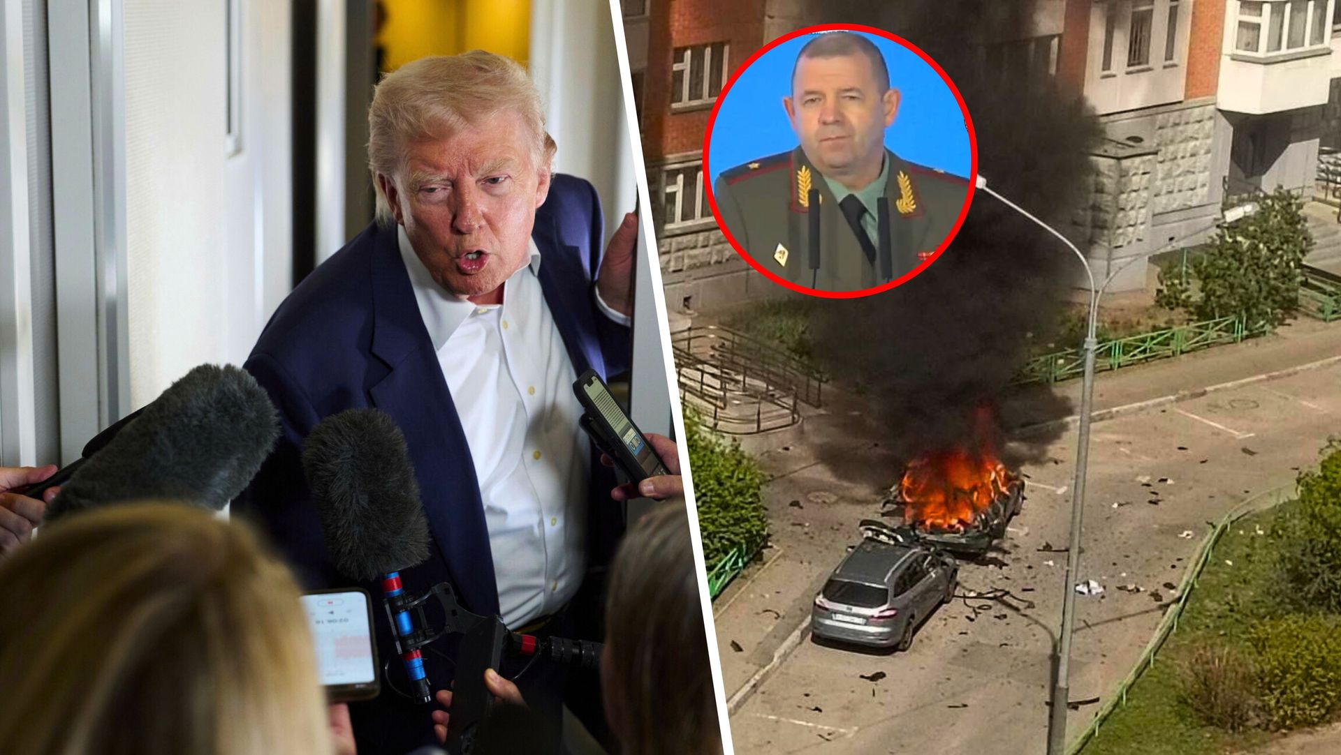 Trump o zamachu pod Moskwą. Udawał zaskoczonego