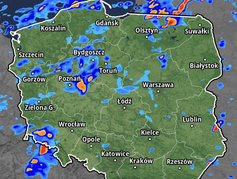 Pochmurna środa i czwartek. Alerty RCB wysłane do mieszkańców południa i zachodu