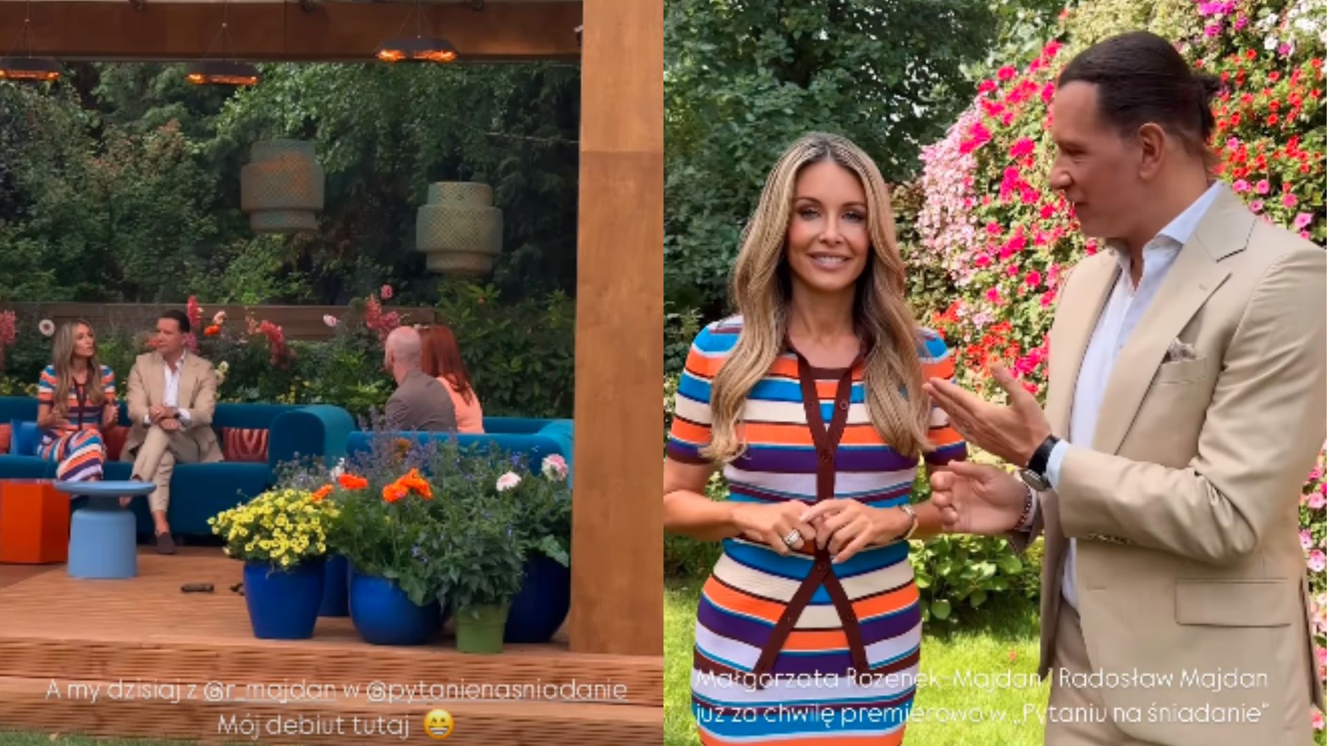 SZOK I NIEDOWIERZANIE w niedzielny poranek: Małgorzata Rozenek i Radosław Majdan razem w "Pytaniu na Śniadanie"! "Mój debiut tutaj"