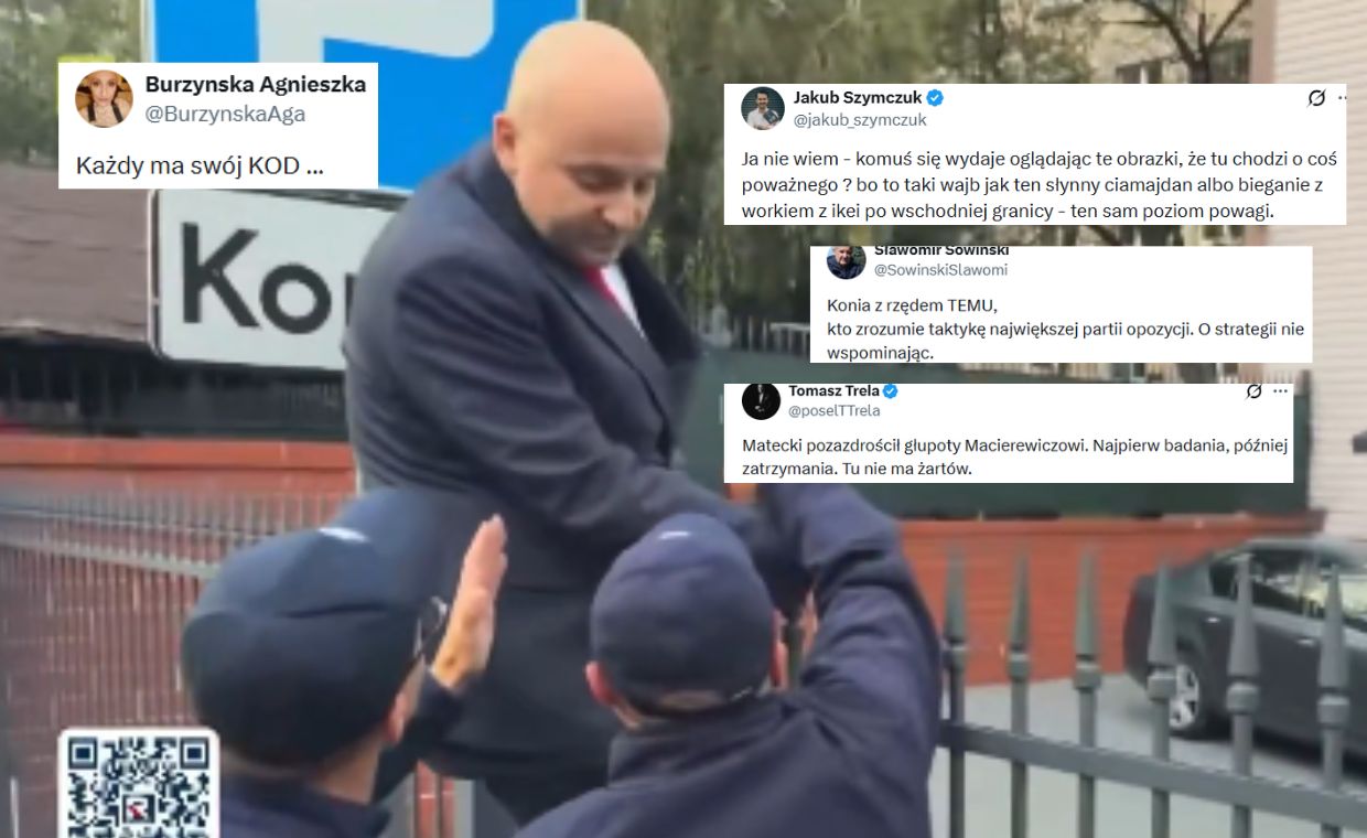 Poseł PiS na ostrym płocie. Lawina komentarzy po nagraniu z Mateckim