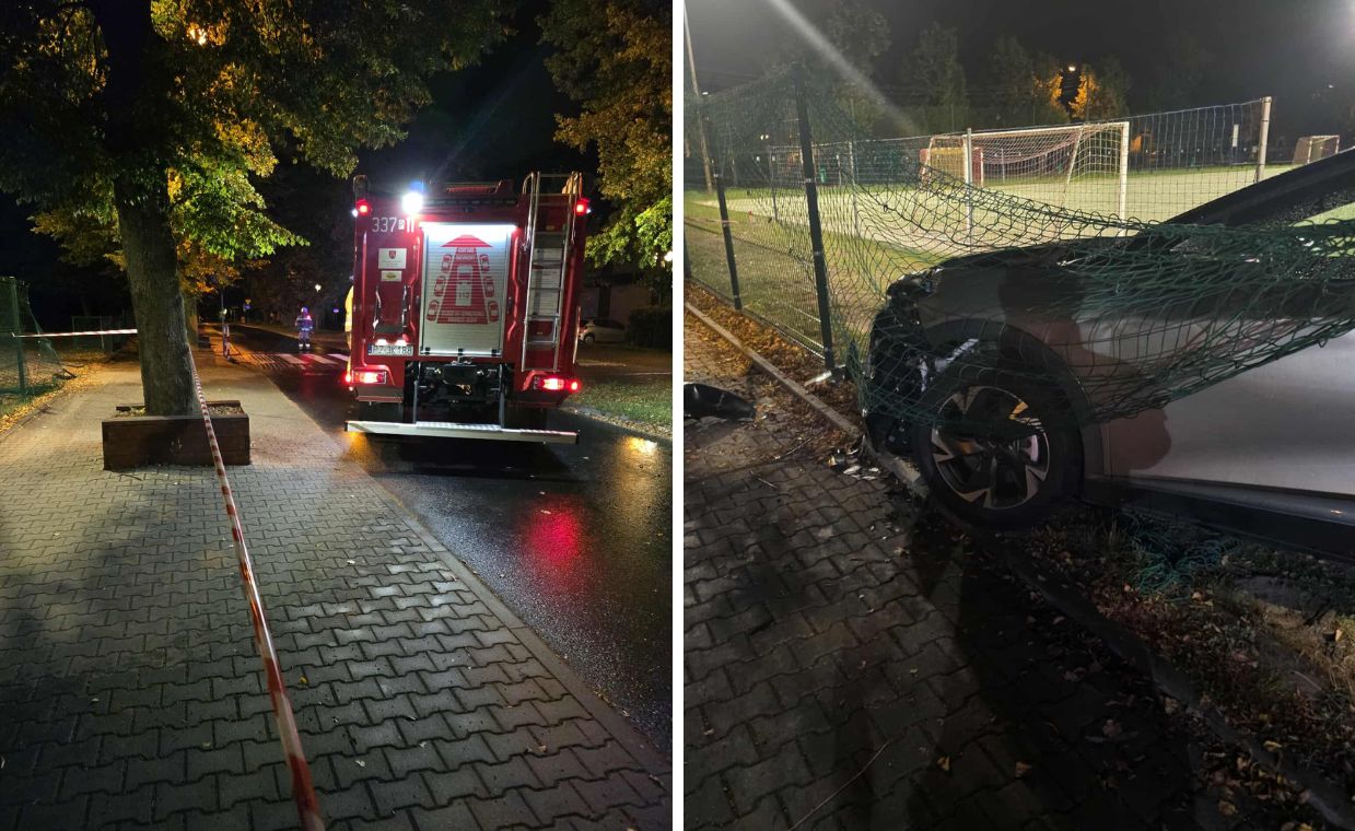 Wjechała na boisko podczas meczu dzieci