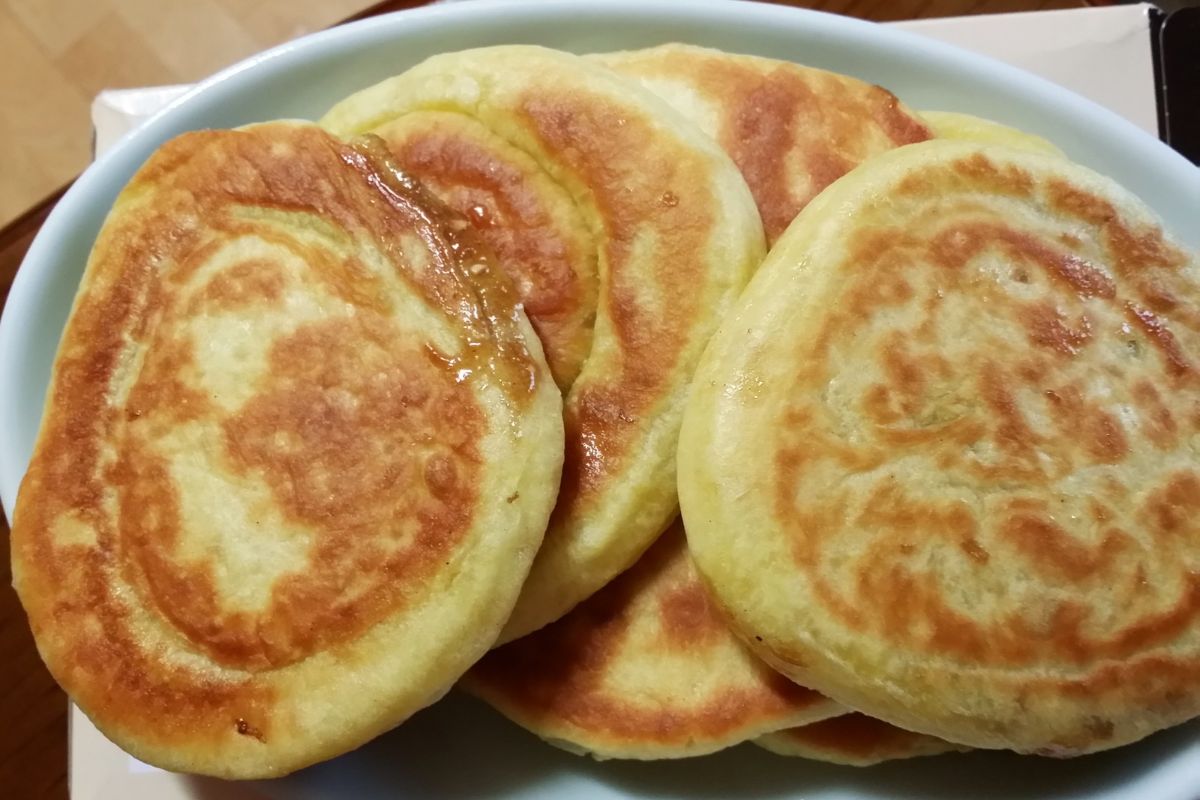 Zamiast racuchów smażę koreańskie placki. Świetne na słodkie śniadanie lub deser