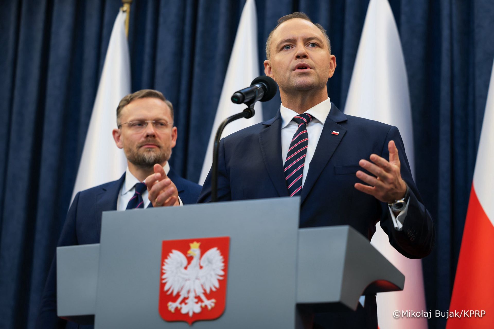 Nawrocki krytycznie o Zełeńskim. Stawia jasno oczekiwania wobec Ukrainy