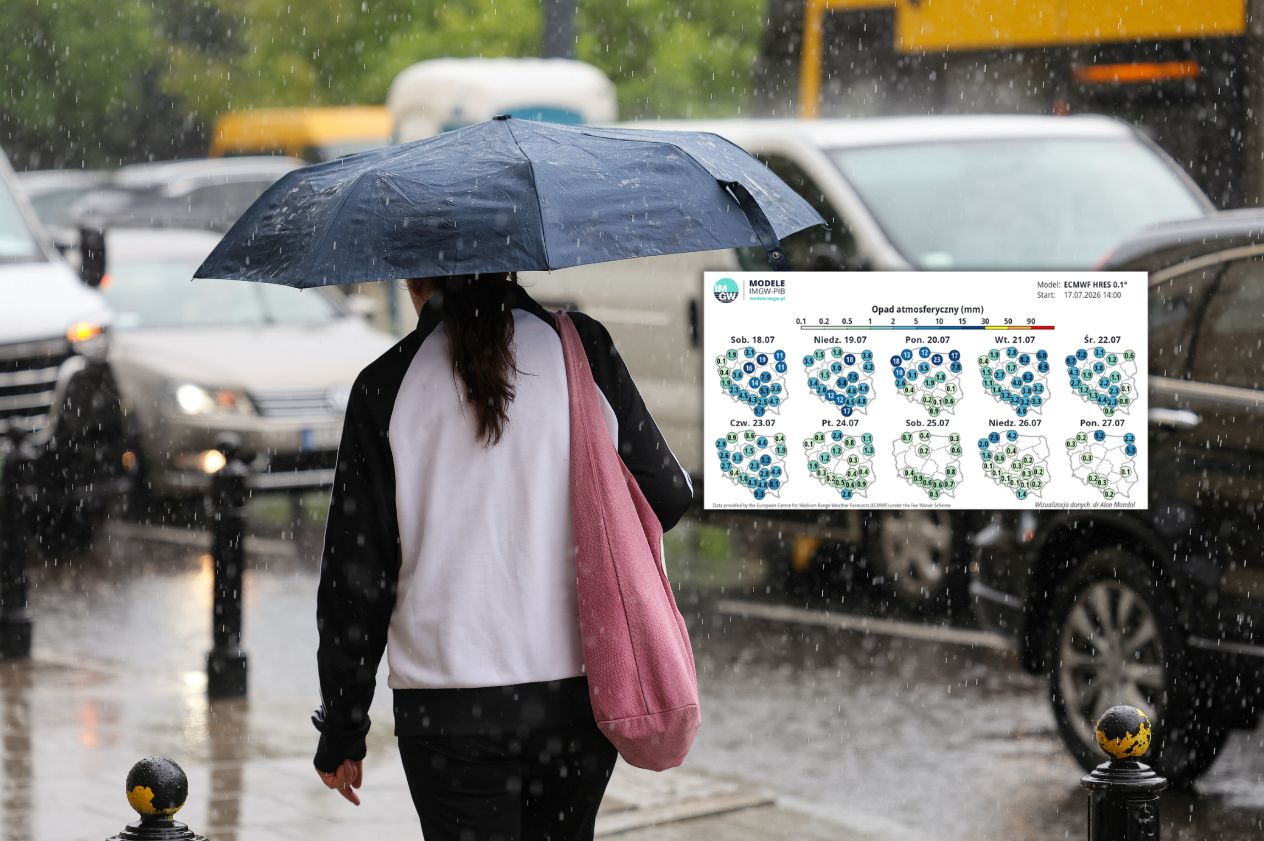 Zapowiadają sporo opadów. Jak wygląda najnowsza prognoza?