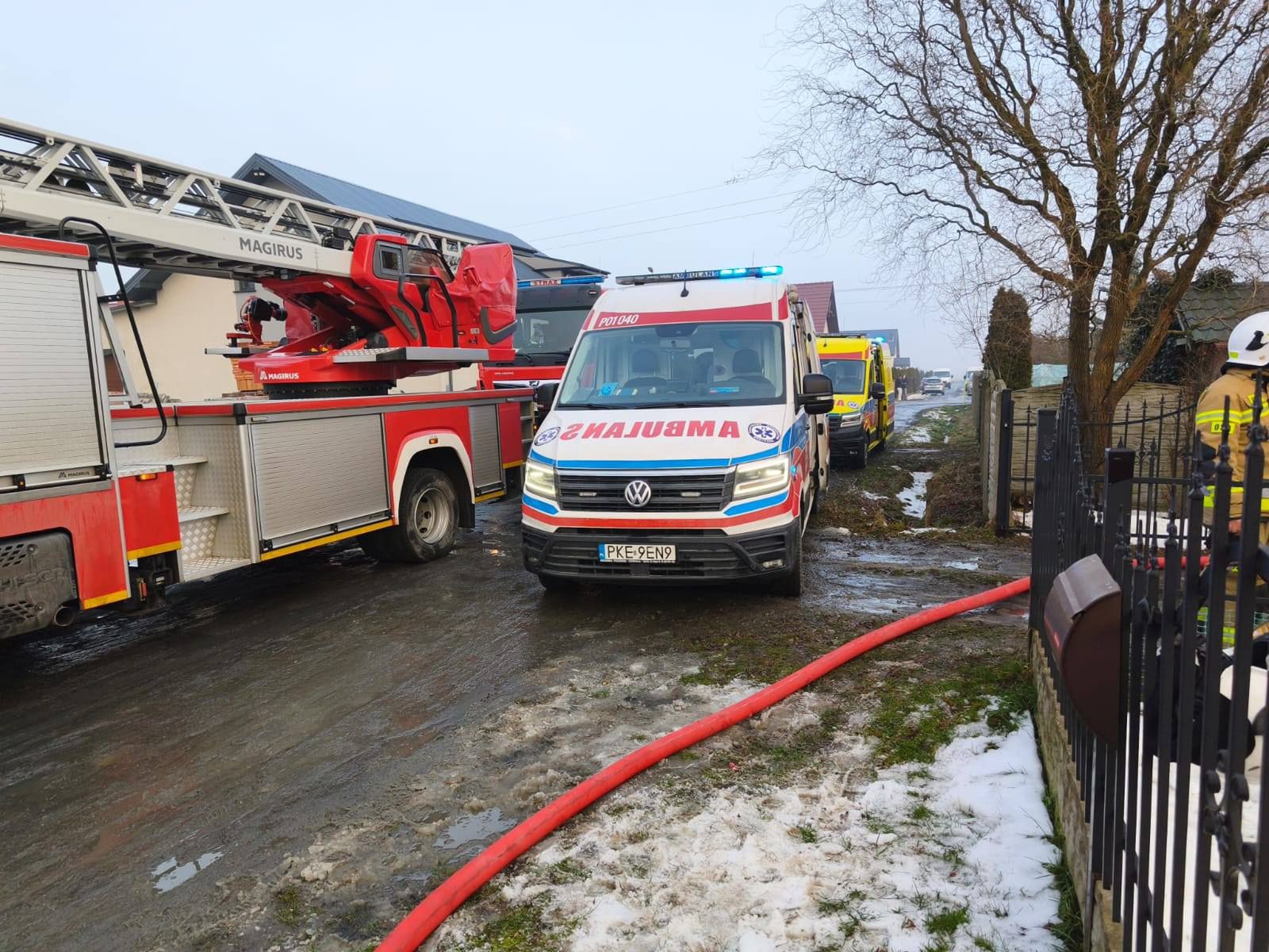 Tragiczny pożar w Myjomicach. Zginął 11-letni chłopiec
