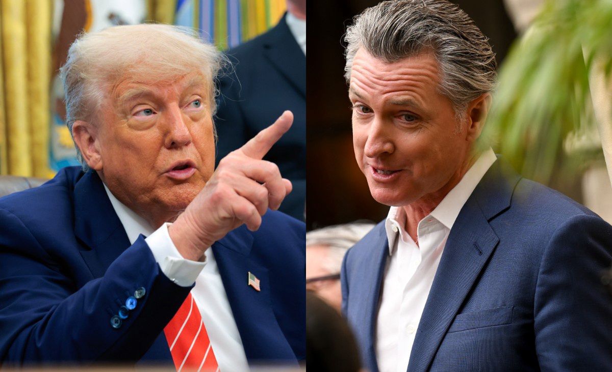 Konfrontacja w Kalifornii. Trump kontra Newsom