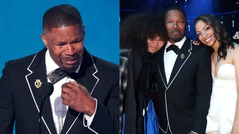 Jamie Foxx zalał się łzami podczas odbierania nagrody na BET Awards. Wspomniał o udarze i zwrócił się do CÓREK. "Nie odrzucę DRUGIEJ SZANSY"