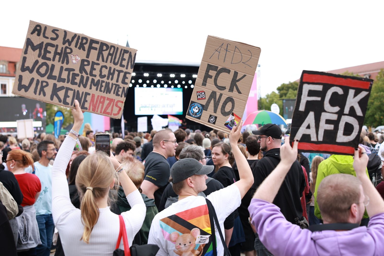 Protesty w Niemczech przed wyborami. "Zdelegalizować AfD"