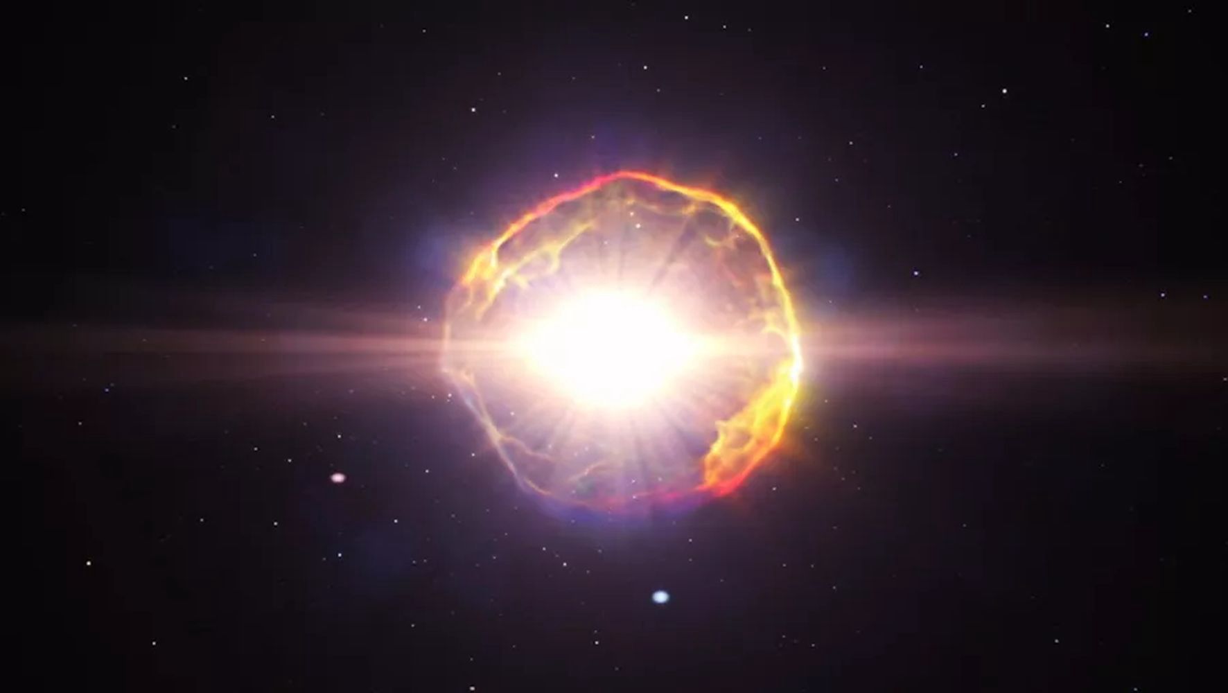 Kosmiczna eksplozja w eksplozji. Unikalne zdarzenie