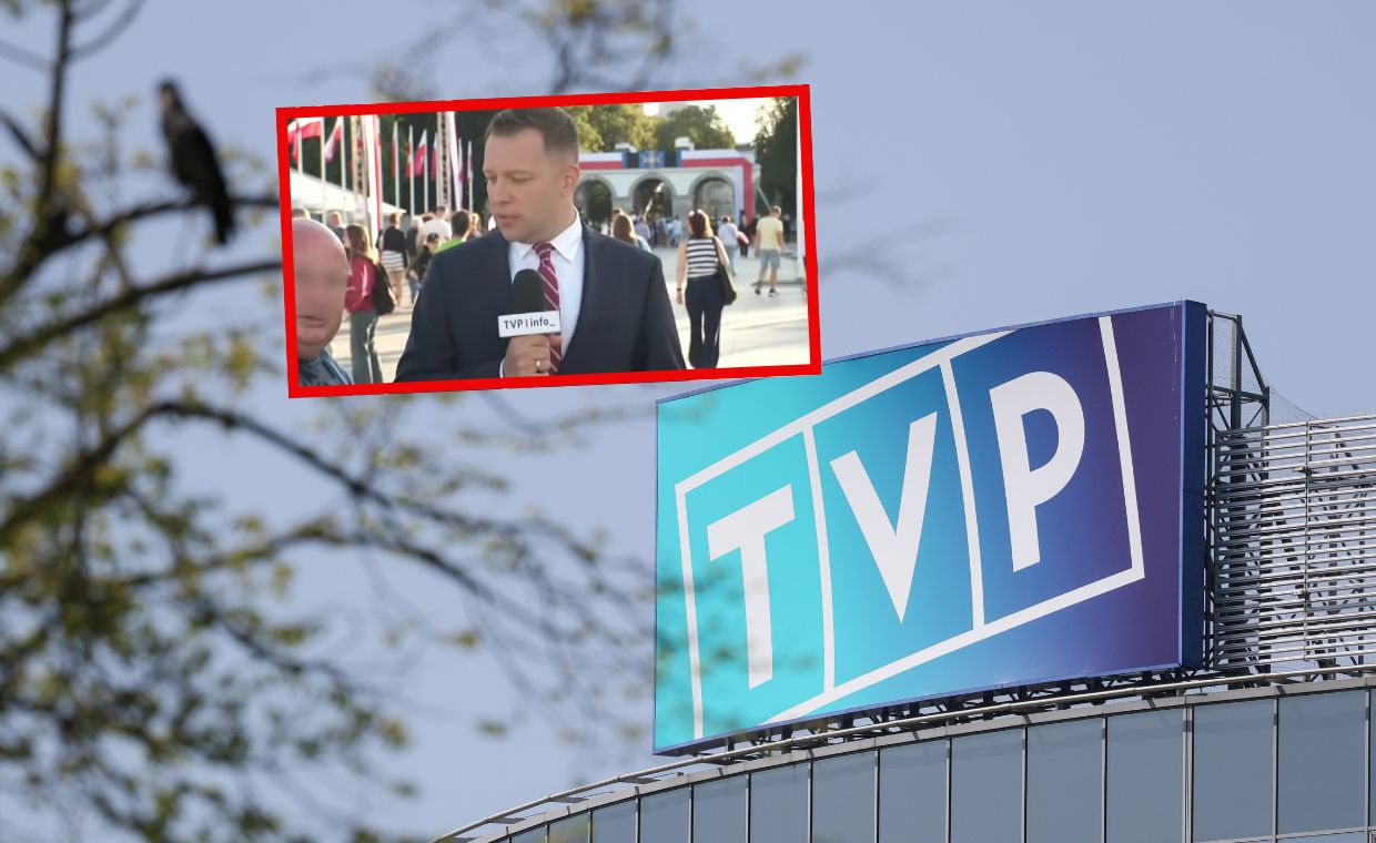 Incydent w relacji na żywo. Przerwał reporterowi TVP