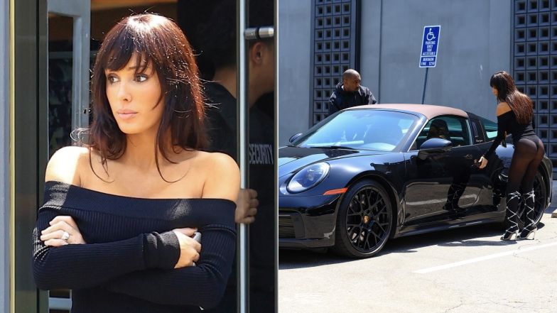 Wyjątkowo "zakryta" Bianca Censori i Kanye West wyhaczeni przez paparazzi po zakupach w Los Angeles