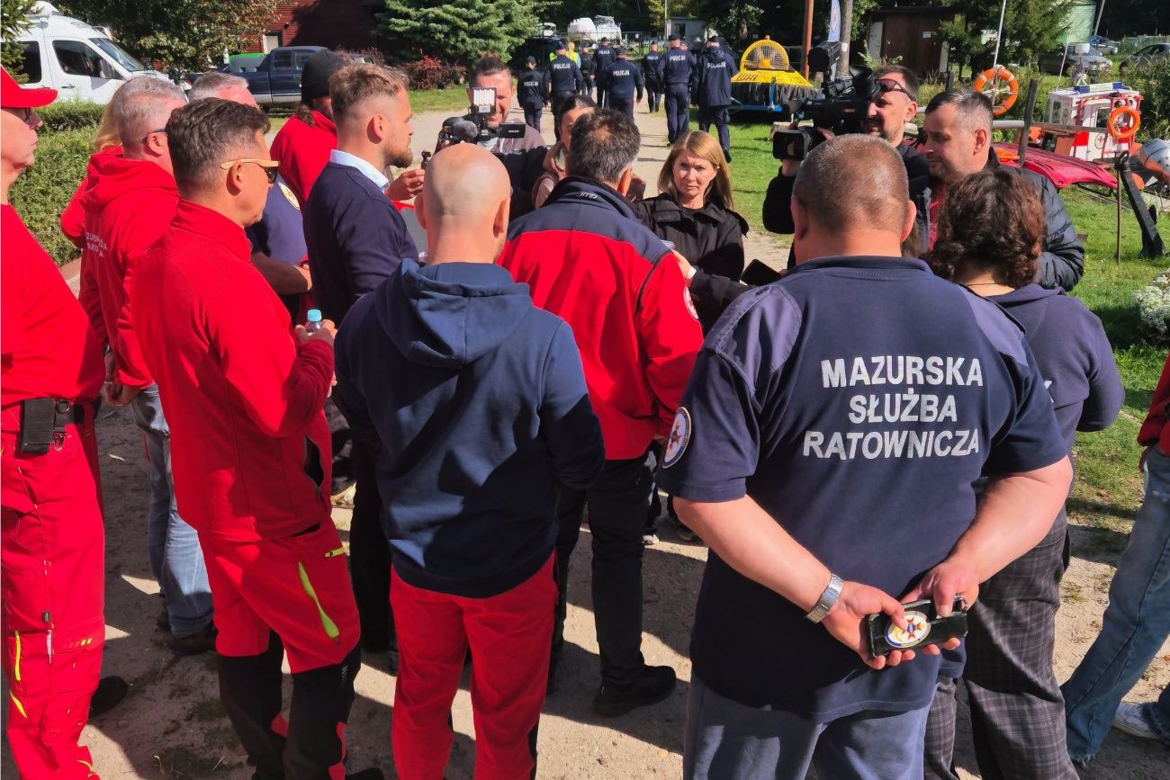 Eksmisja ratowników. Komornik z policją wszedł do bazy. Nagły zwrot
