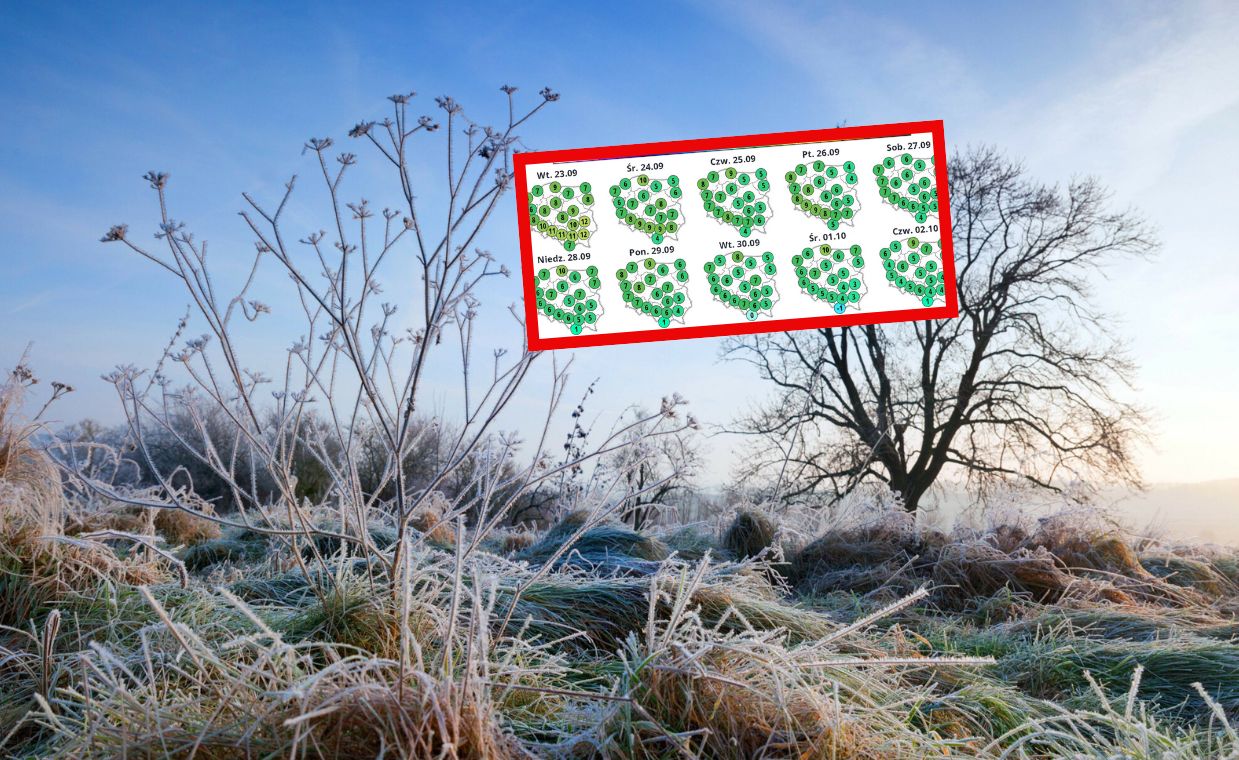 Sunie arktyczne powietrze. Zaczynają się przymrozki