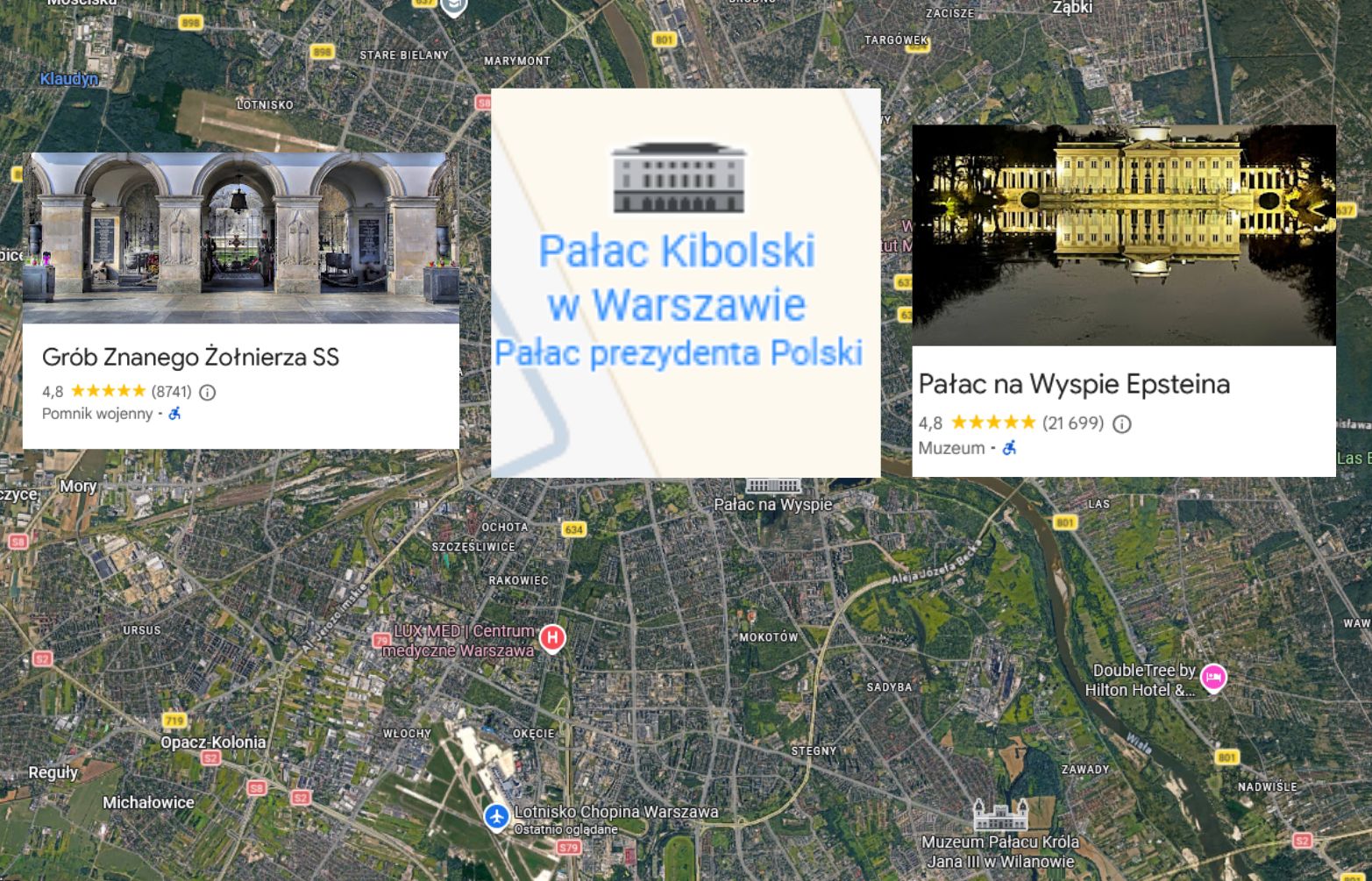 Atak hakerski? Skandaliczne nazwy na mapach Google'a