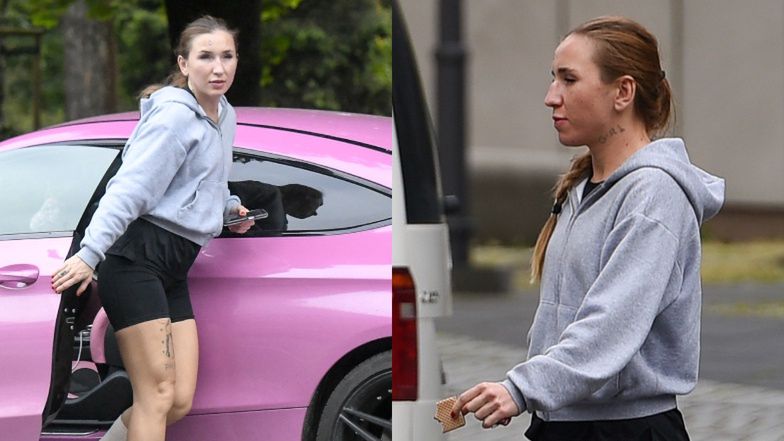 Cała na sportowo Marta Linkiewicz pędzi do urzędu różową strzałą za 130 TYSIĘCY złotych