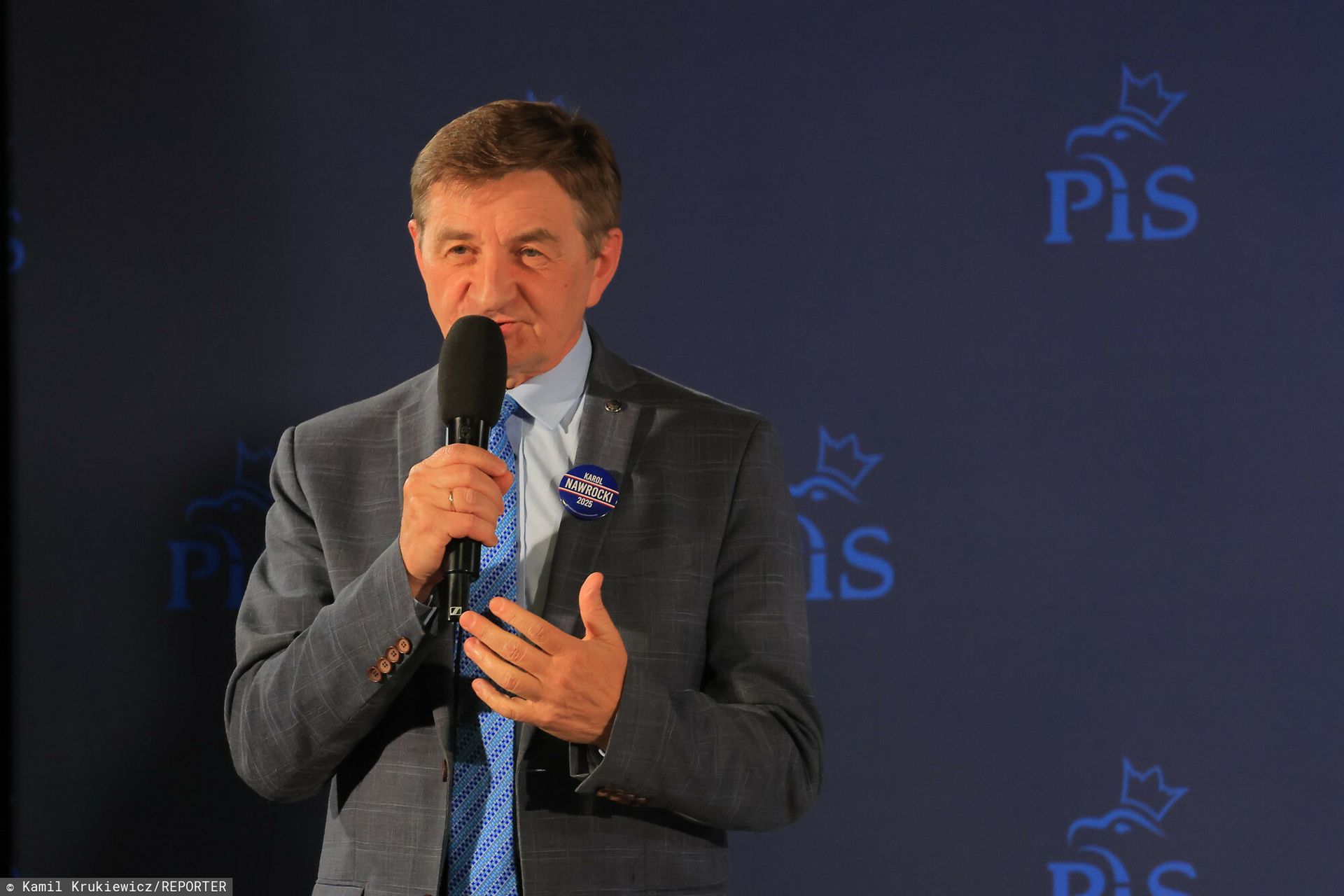 Kuchciński u Nawrockiego? "Nie było tematów kadrowych"