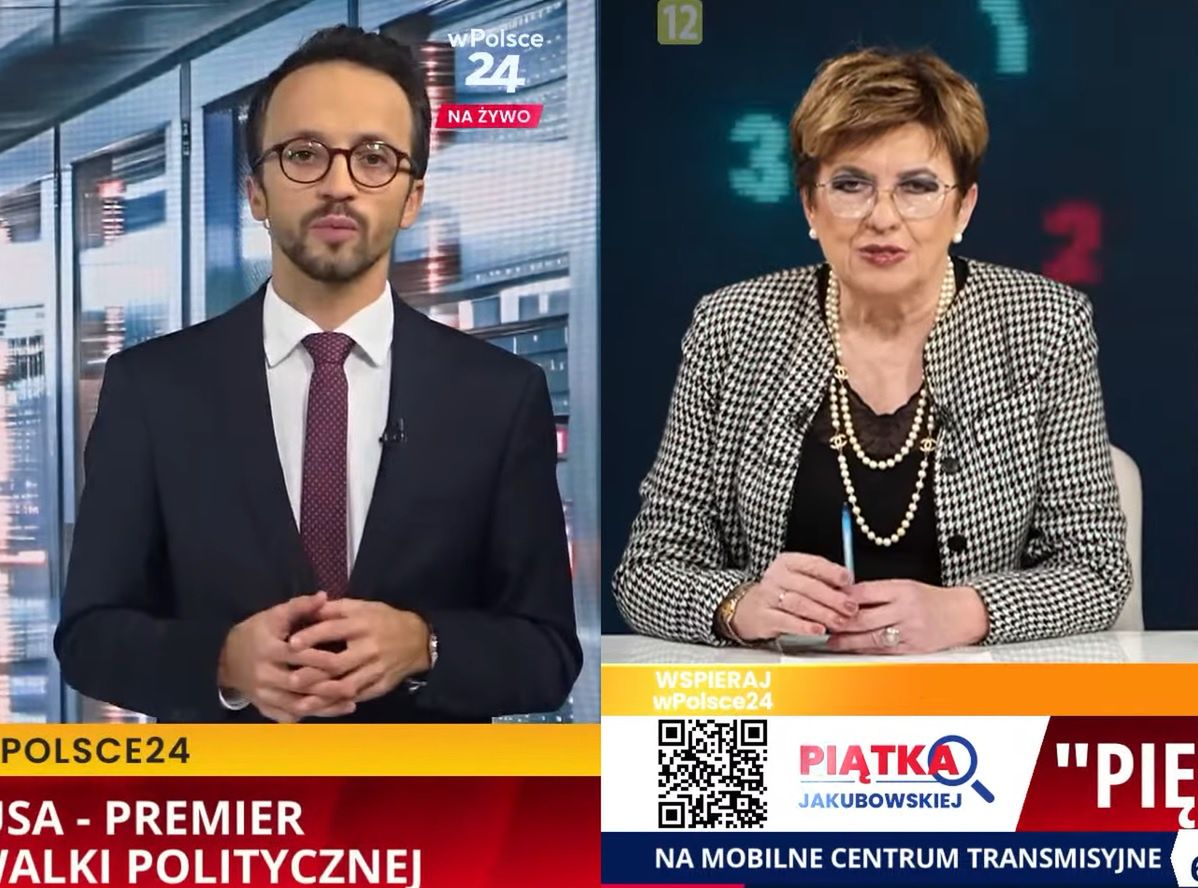 Zmiana w "Piątce" telewizji wPolsce24. Zniknęli Pereira i Pochwat