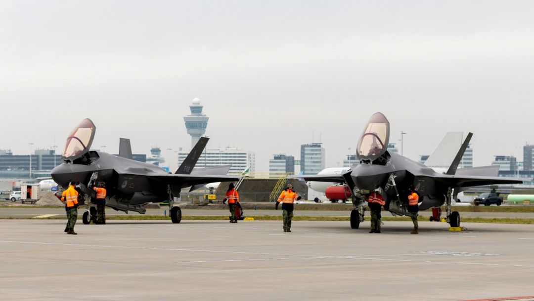 To jedno z największych lotnisk w Europie. Wylądowały tam F-35