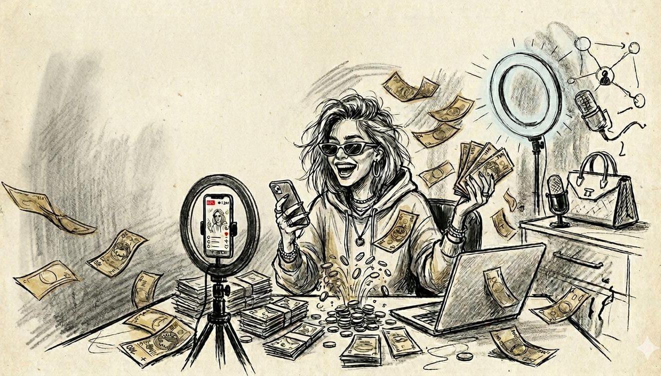 Od 0 do 100 tys. zł. Ile naprawdę zarabia influencer?