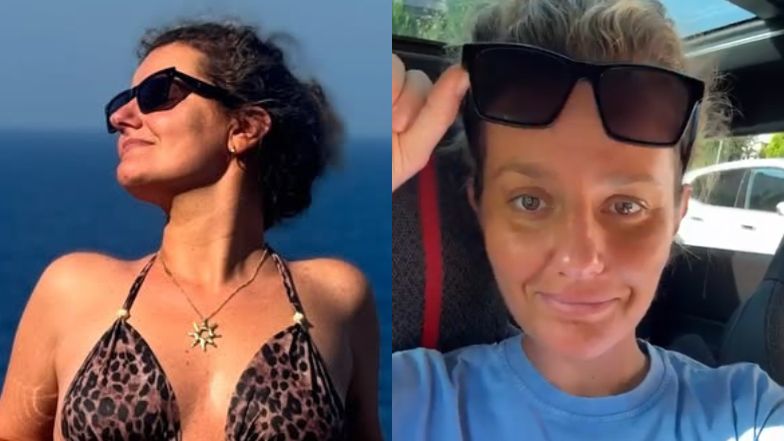 Zborowska padła ofiarą samoopalacza. "Uważajcie na mgiełki, są podstępne. Pozdrawiam, Zofia Trump"