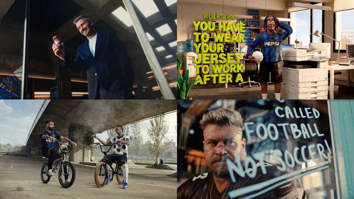 Pepsi uruchamia "Pepsi football nation". W kampanii Beckham i Salah