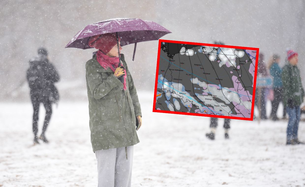 Atak zimy w Polsce. Lokalnie możliwe burze śnieżne