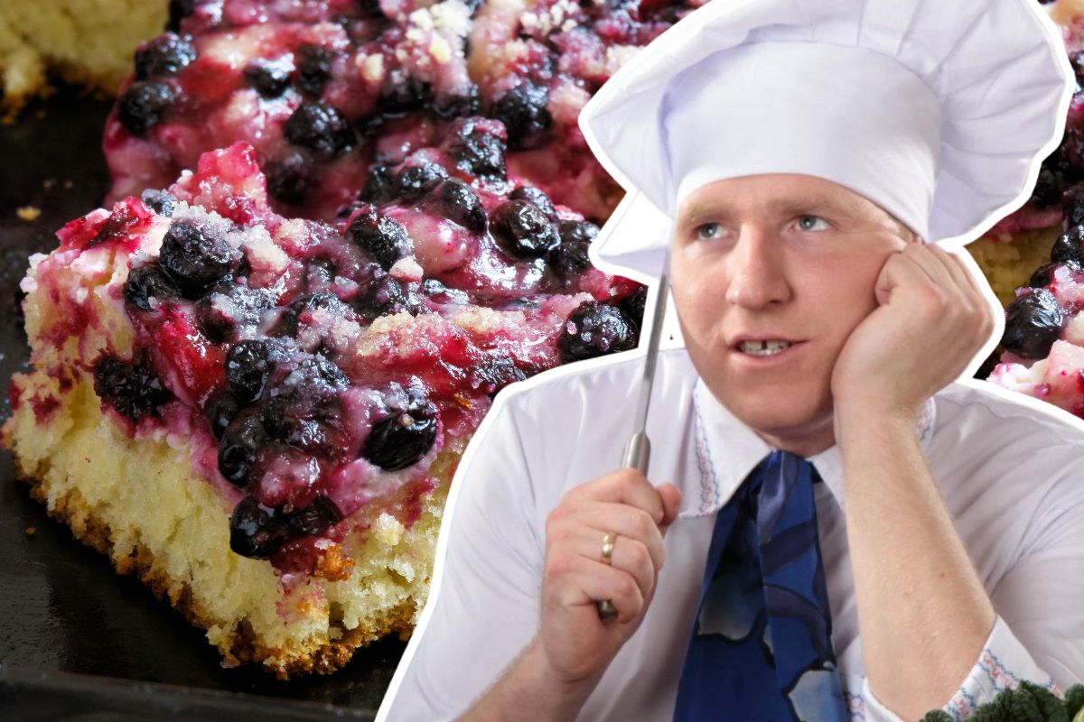 Remigiusz Rączka dodaje 1 szklankę do ciasta ucieranego. Wychodzi wilgotne i miękkie jak gąbeczka