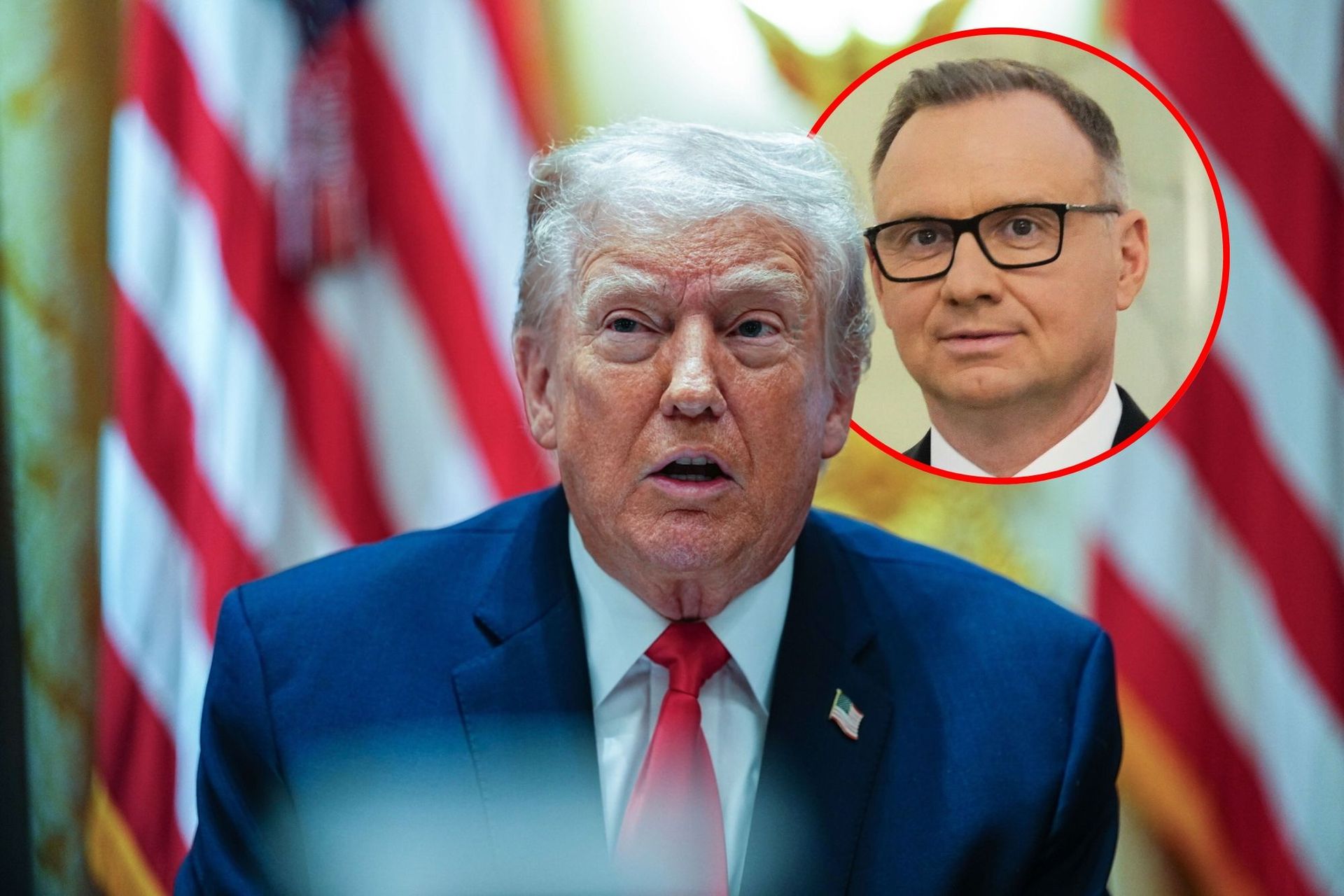"Nikogo nie obraził". Duda o słowach Trumpa
